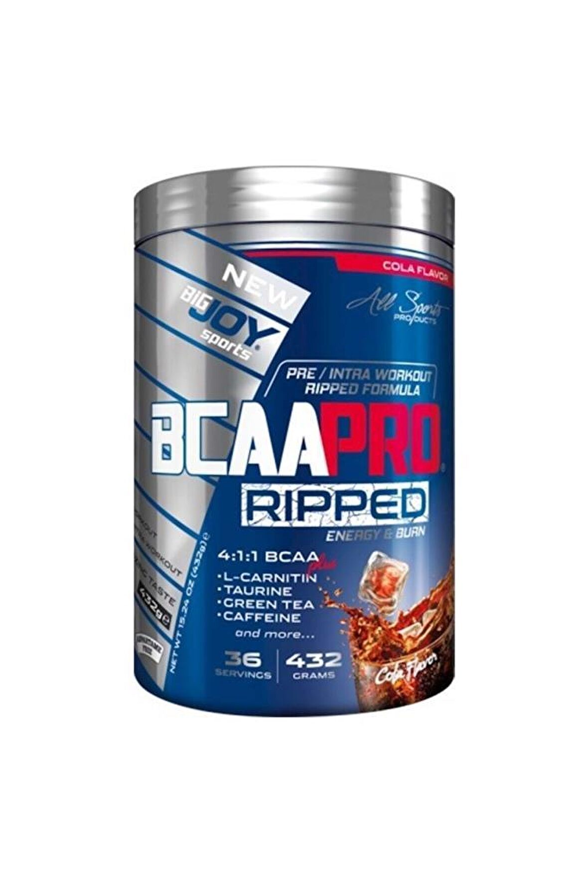 Bigjoy Sports BCAAPro 4:1:1 Ripped 432gr cola