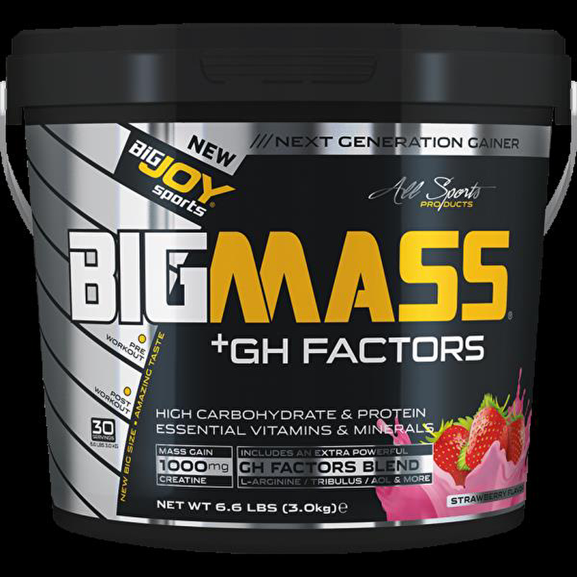 Big Joy Big Mass +GH Factors 3000 Gr çilek