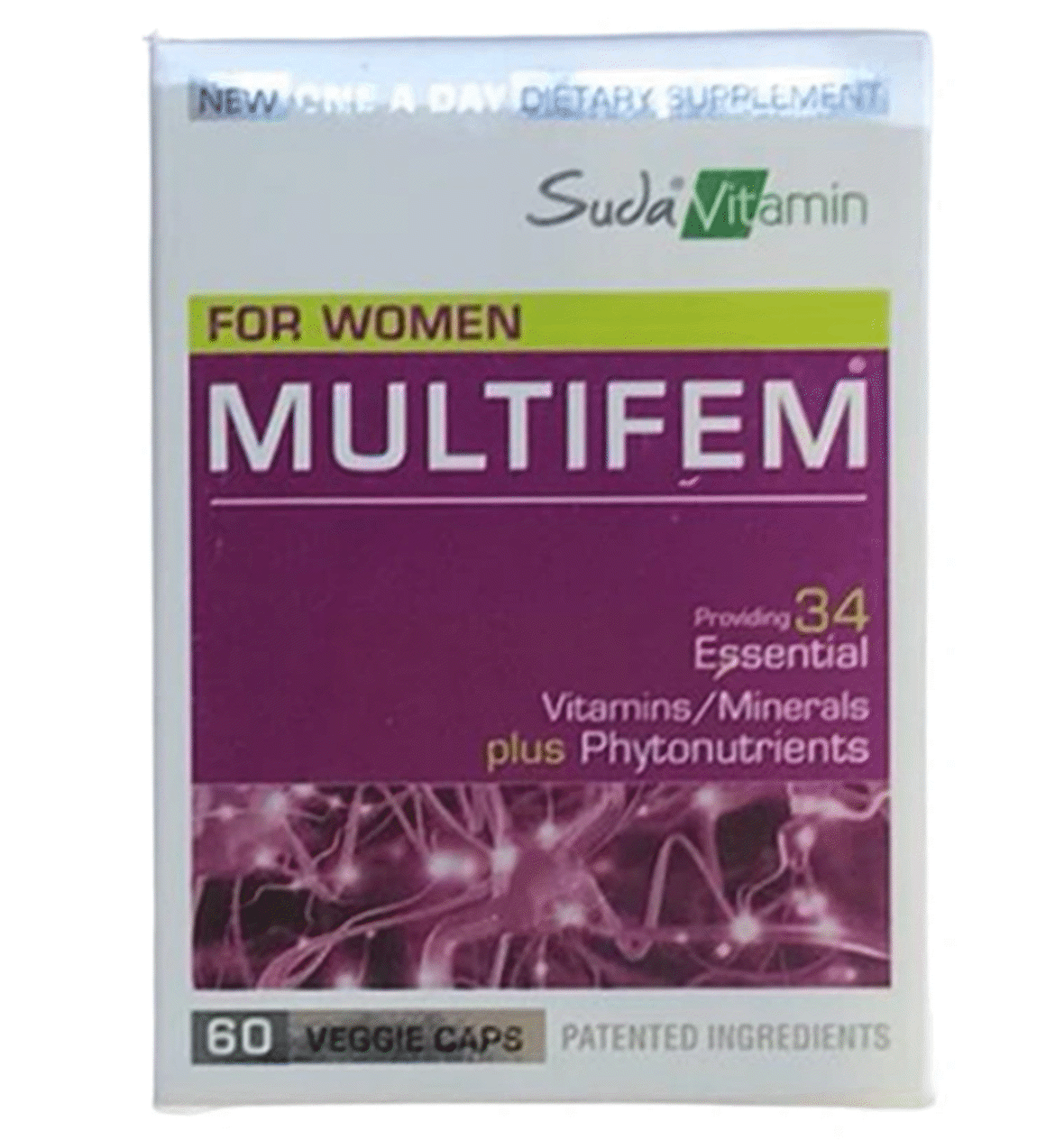 Suda Vitamin Multifem Women Multivitamin 60 Bitkisel Kapsül