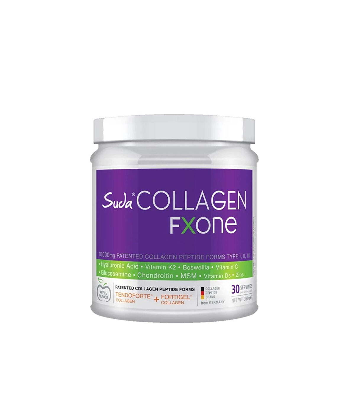 Suda Collagen Fxone Elma Aromalı Kolajen 390 GR