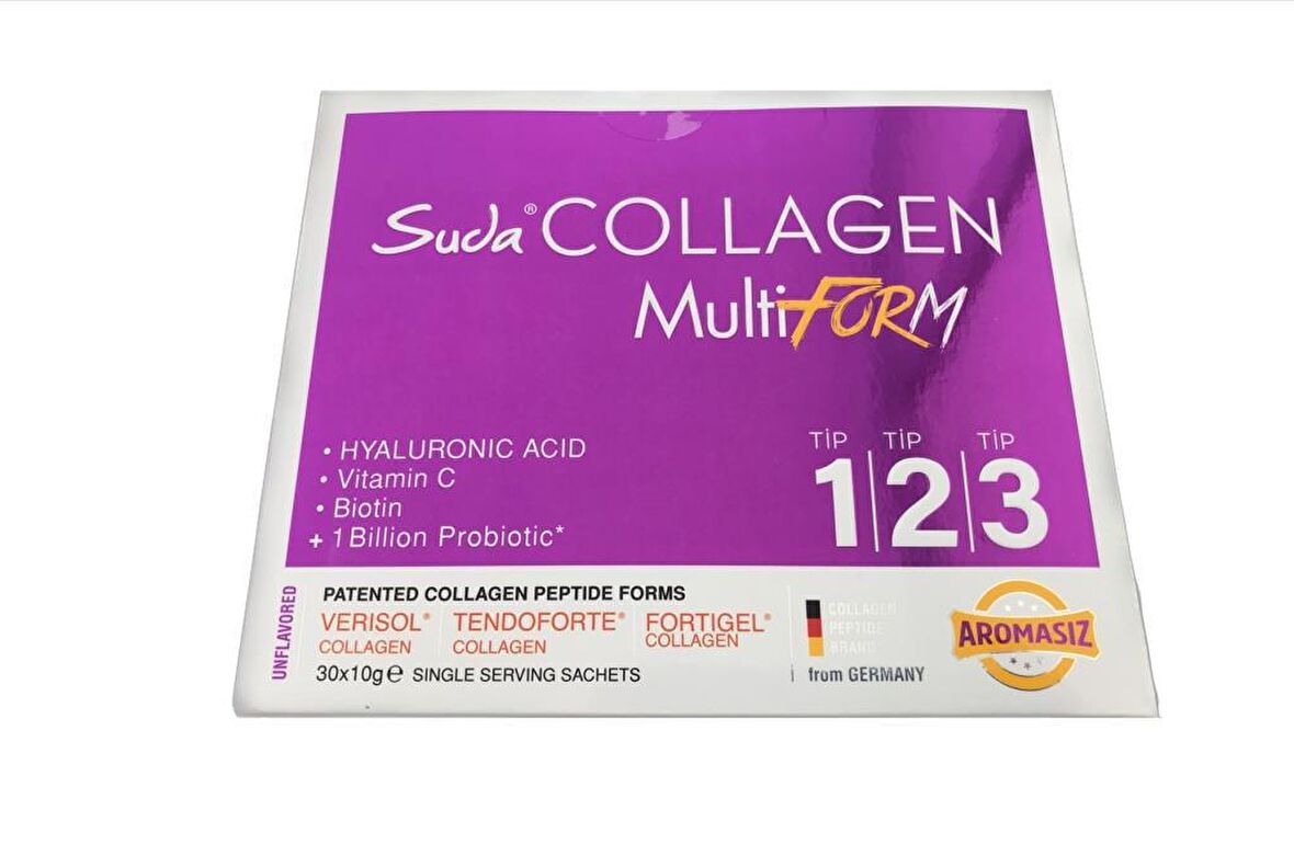 Suda Collagen MultiForm Aromasız 30 x 10 gr