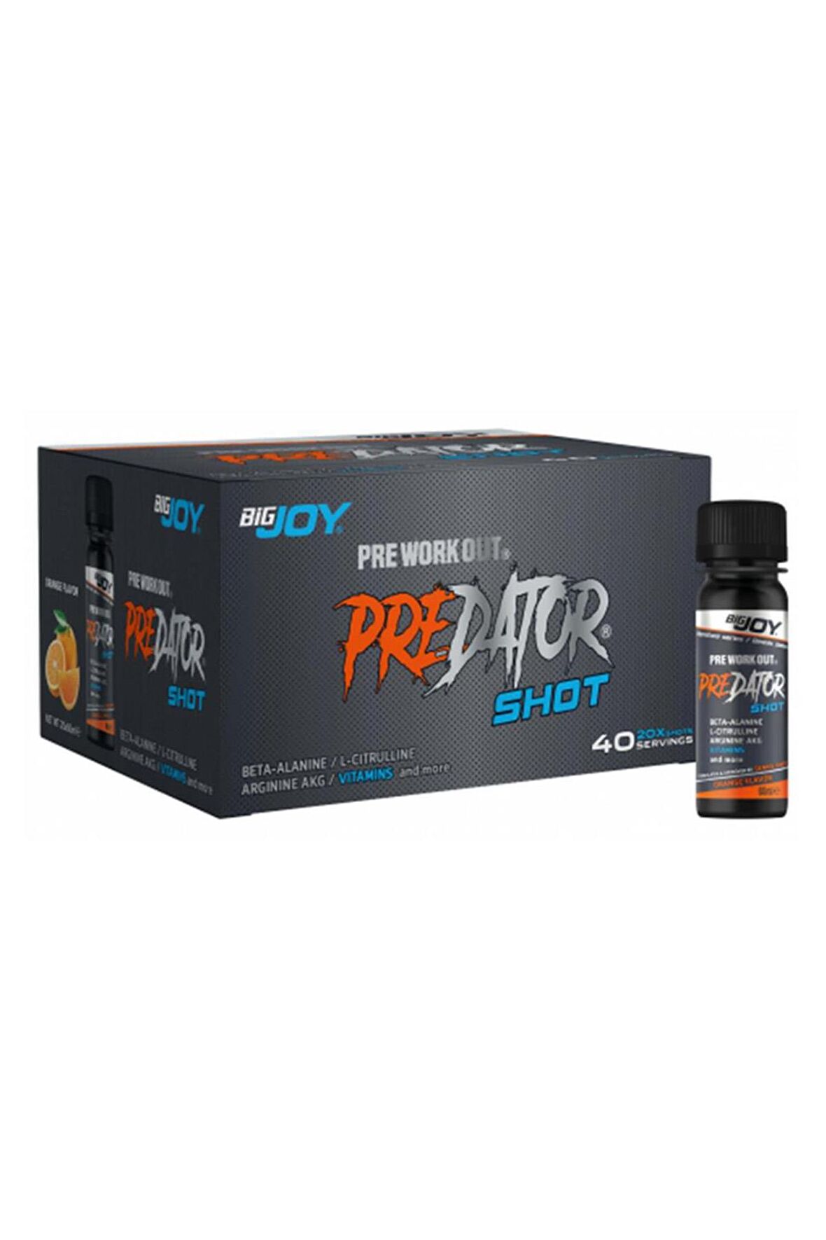 BIGJOY PREDATOR SHOT ORANGE 60MLx20