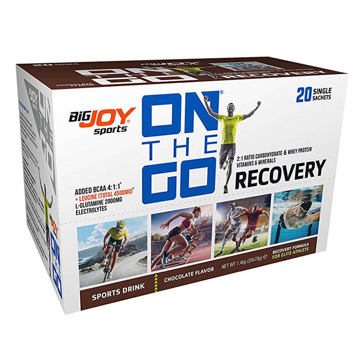 On The Go Recovery  Sports Drink 70 Gr x 20 Saşe - ÇİLEK