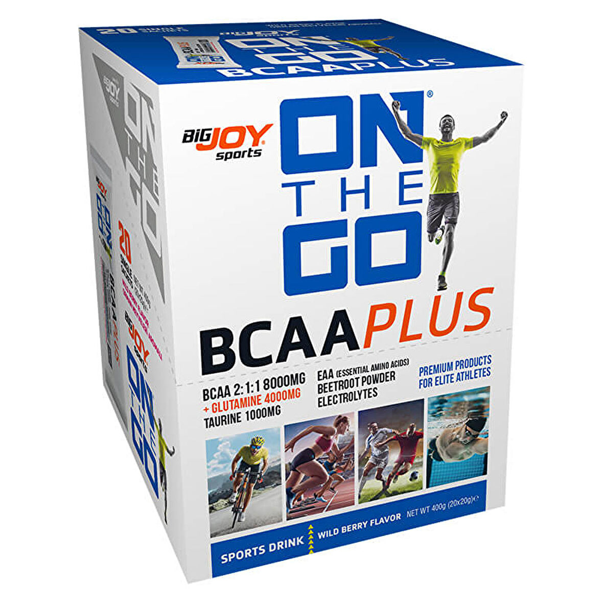 On The Go BCAA Plus 20 Gr x 20 Saşe - ORMAN MEYVELERİ