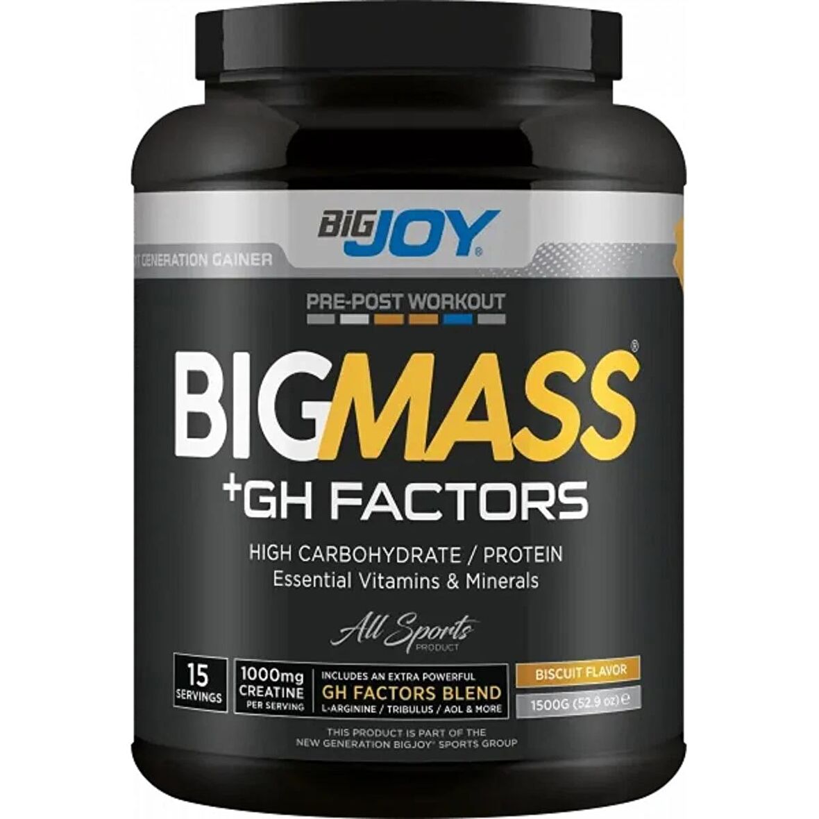 BIGJOY SPORTS BIGMASS GH FACTORS BÜSKÜVİ 1500kg