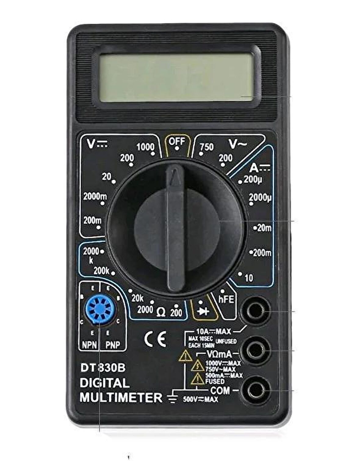 OEM DT830B Dijital Multimetre Voltmetre Ampermetre