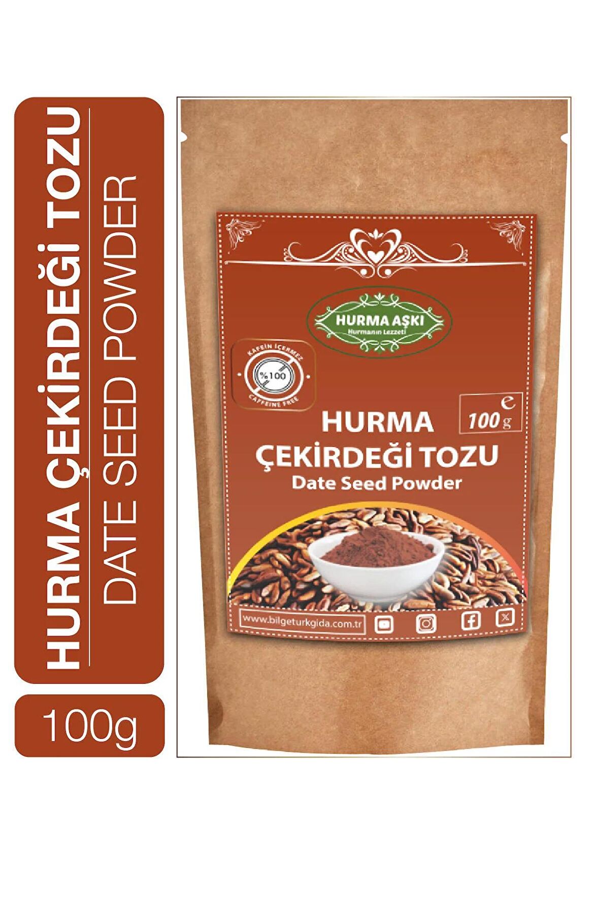 Hurma Aşkı Hurma Çekirdeği Tozu 100 Gr.