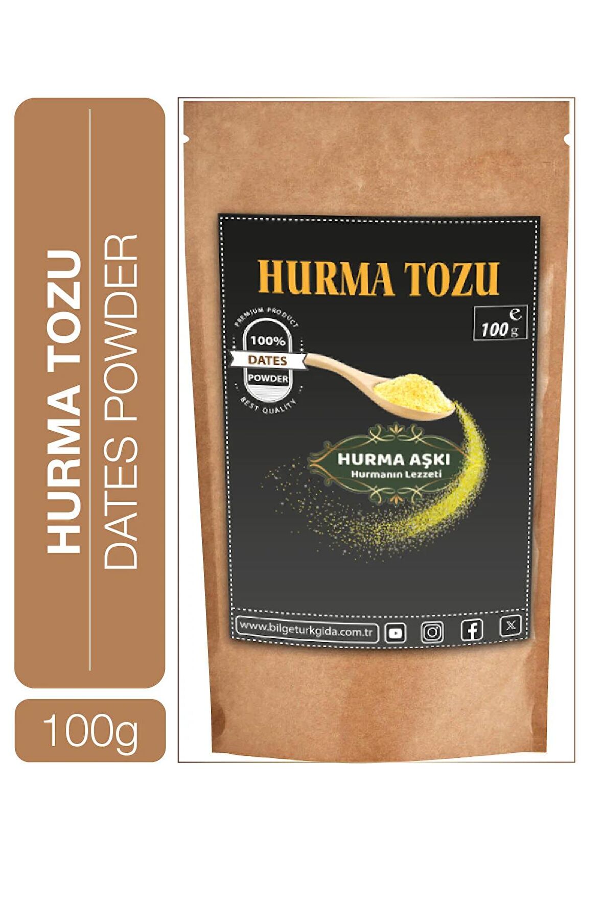 Hurma Aşkı Hurma Tozu 100 Gr