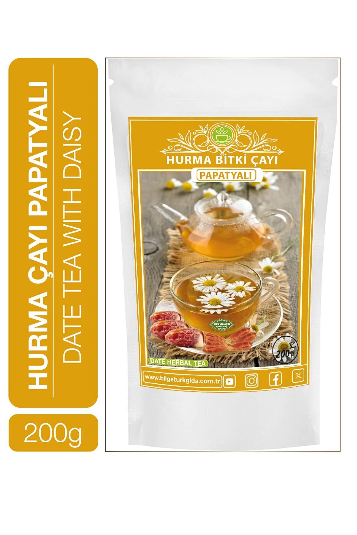 Hurma Aşkı Hurma Çayı Papatyalı 200 Gr 