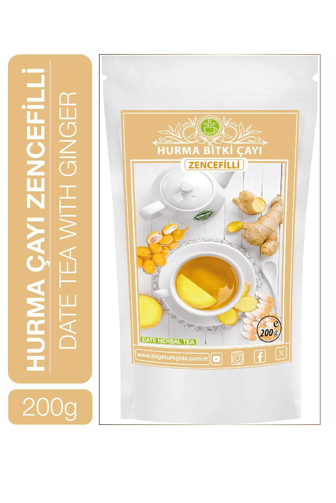 Hurma Aşkı Hurma Çayı Zencefilli 200 Gr