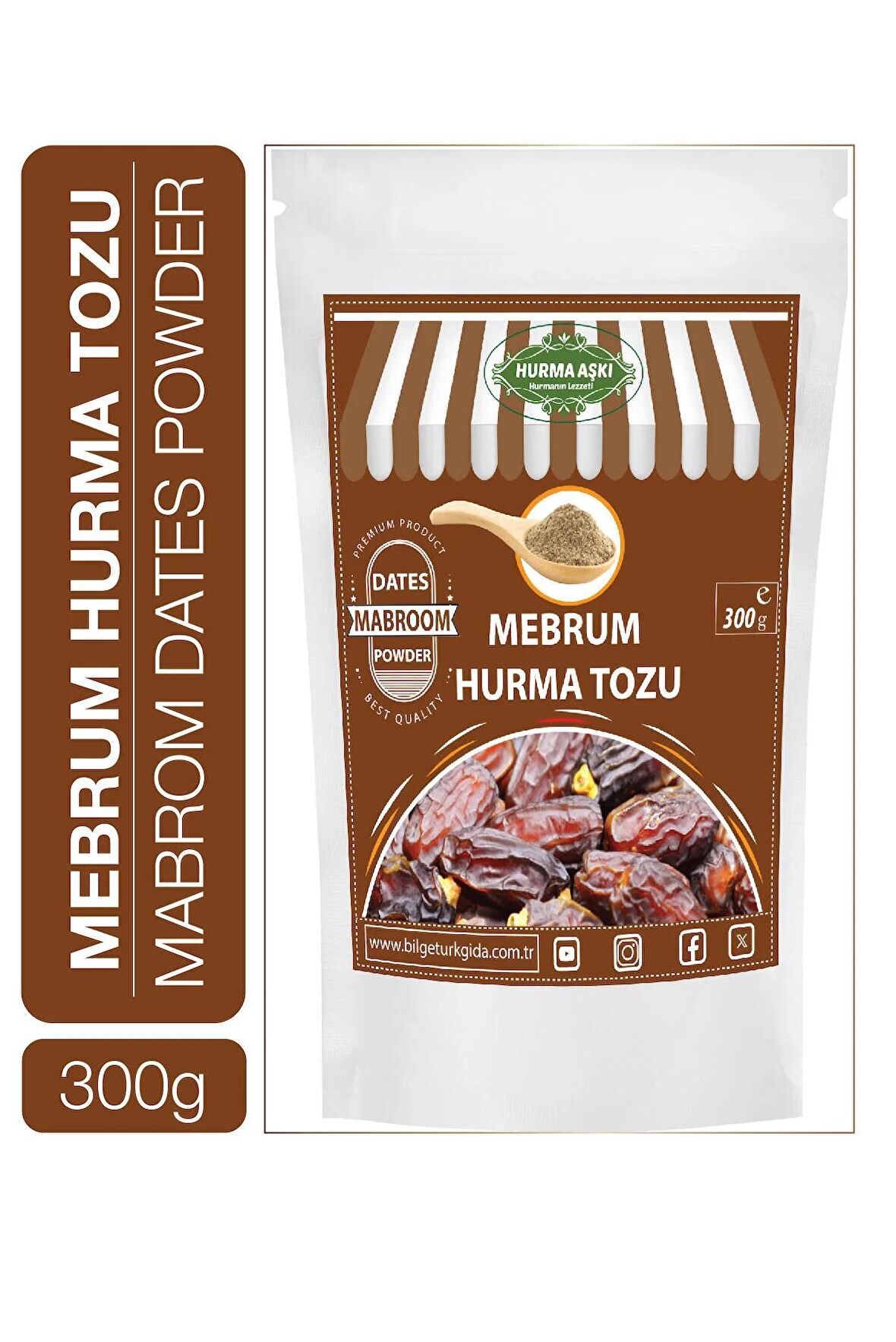 Hurma Aşkı Hurma Tozu Mebrum 300 Gr