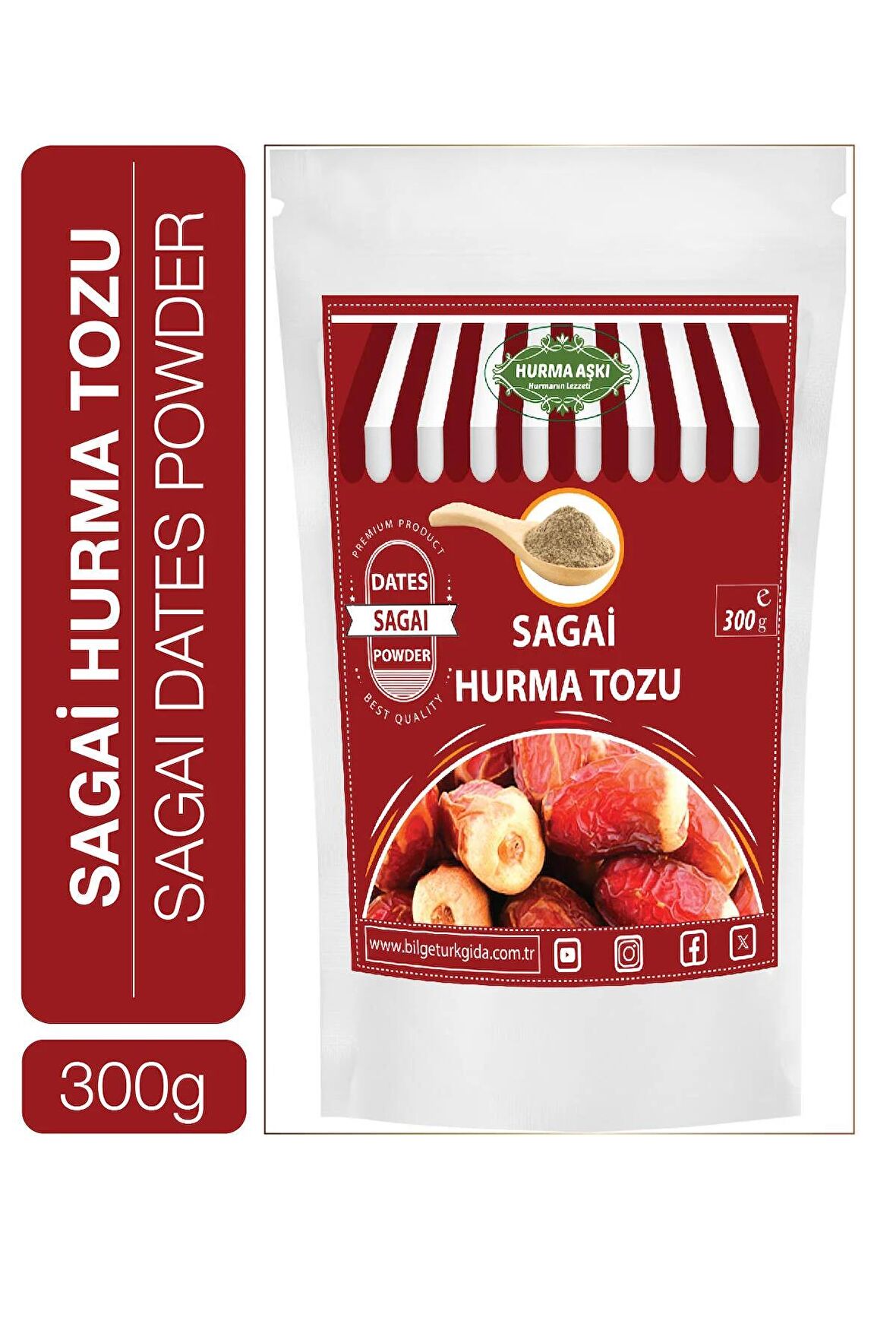 Hurma Aşkı Hurma Tozu Sagai 300 Gr