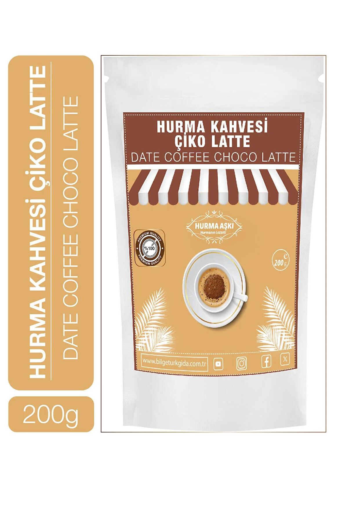 Hurma Aşkı Hurma Kahvesi Çiko Latte 200 Gr