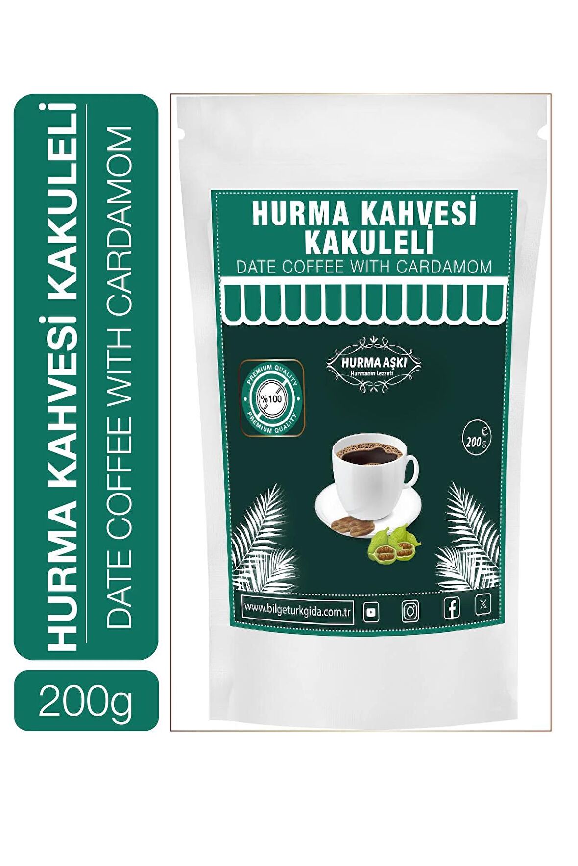 Hurma Aşkı Hurma Kahvesi Kakule 200 Gr