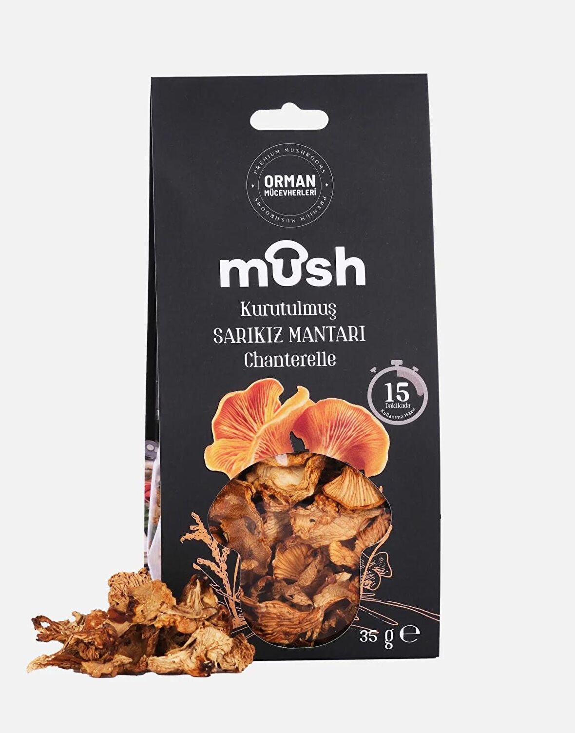 Kurutulmuş Sarıkız Mantarı (35 g)