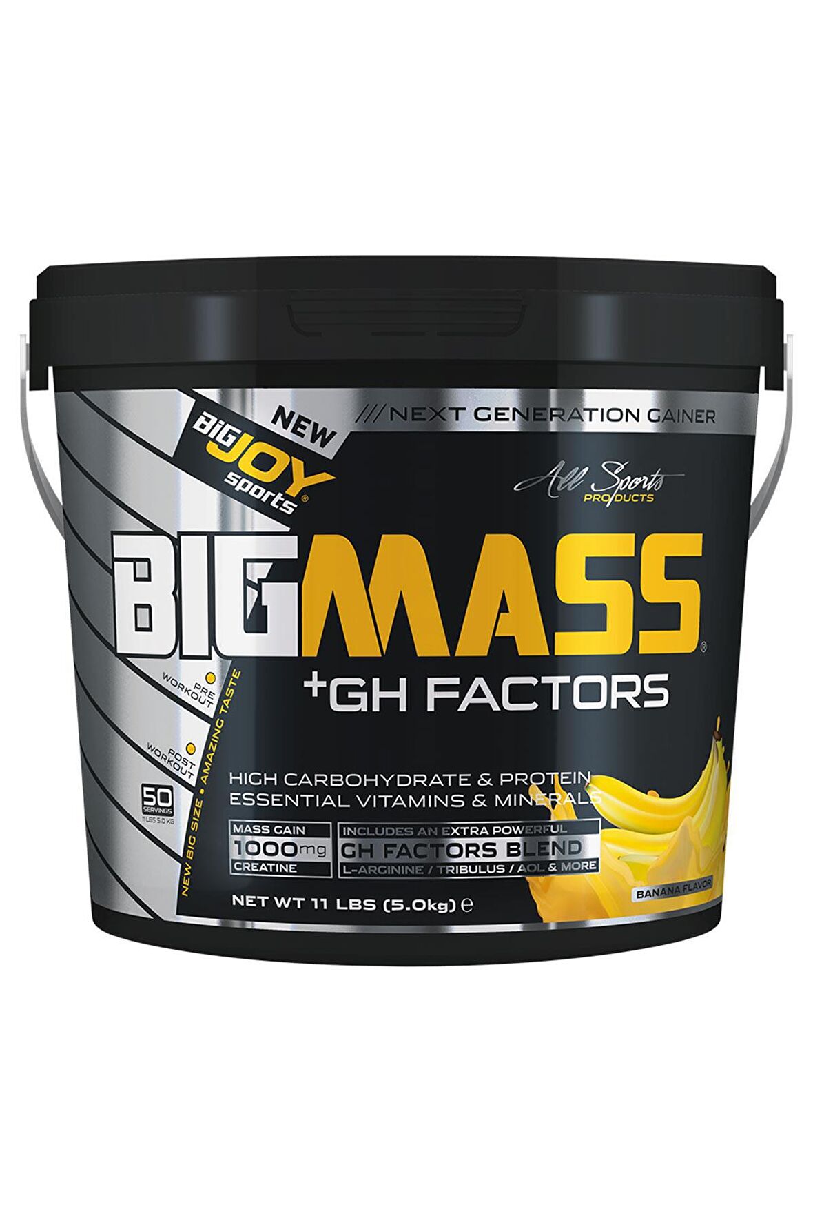 Bigjoy Bigmass Gainer Gh Factors 5000 Gr Muzlu Karbonhidrat Tozu