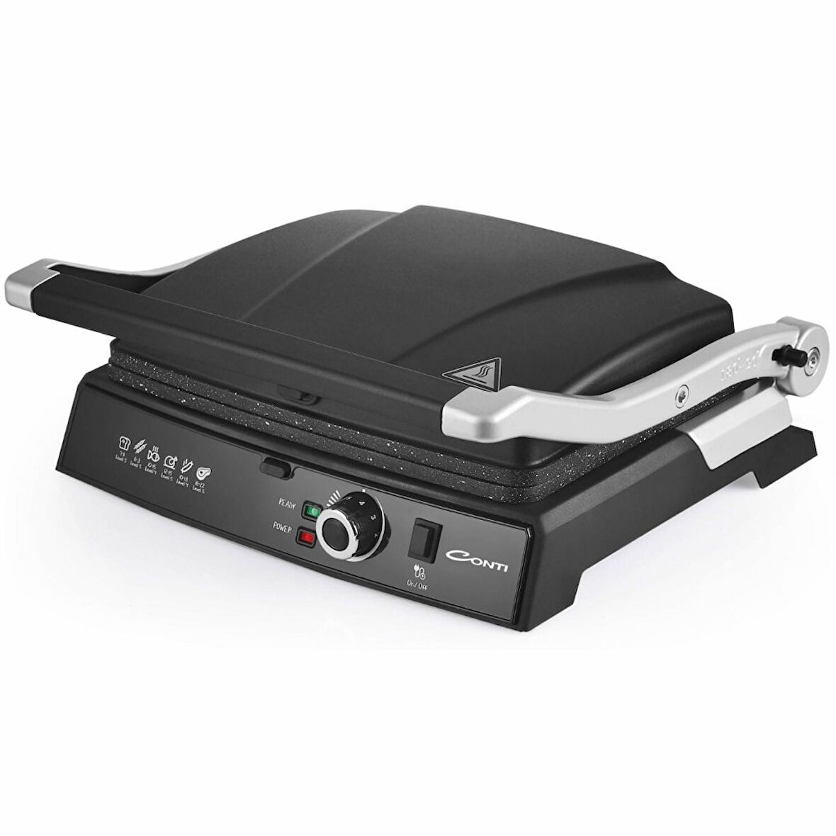 Conti CG-320 Bestost 2000W 6 Dilim Tost & Izgara Makinesi - Siyah