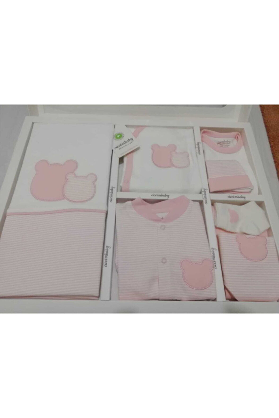 Baby Ayıcık 10'lu Bebek Hastane Çıkış Seti Tulumlu