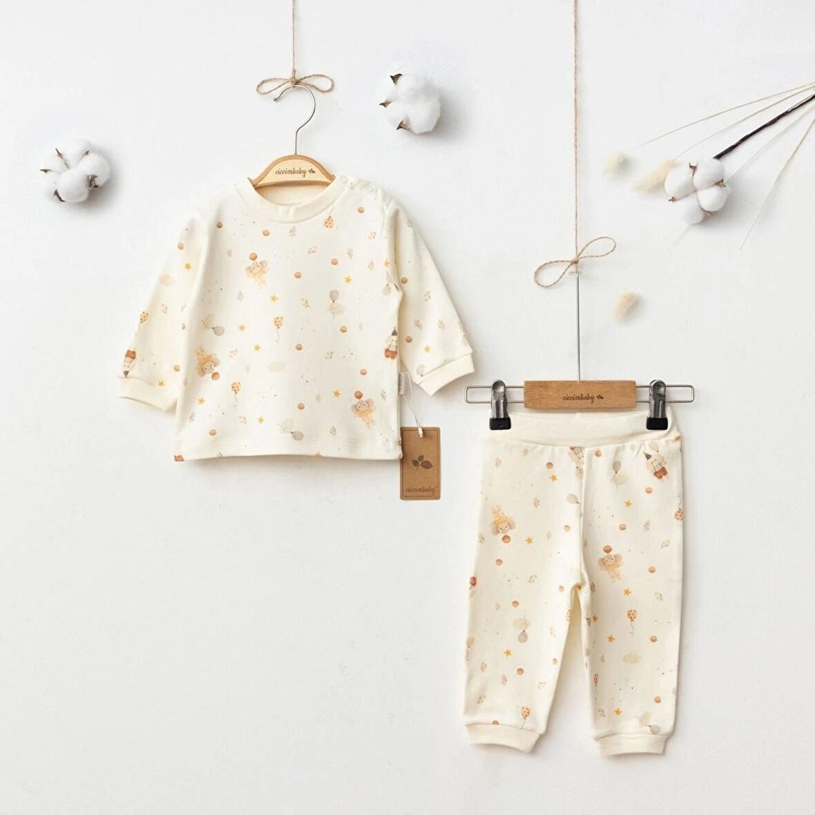 Ciccim Baby Balonlu Fil Pijama Takımı 5042