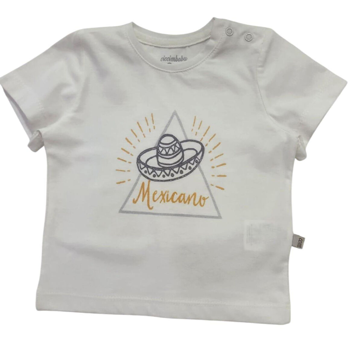 Ciccim Baby T-Shirt Mexicano Ekru
