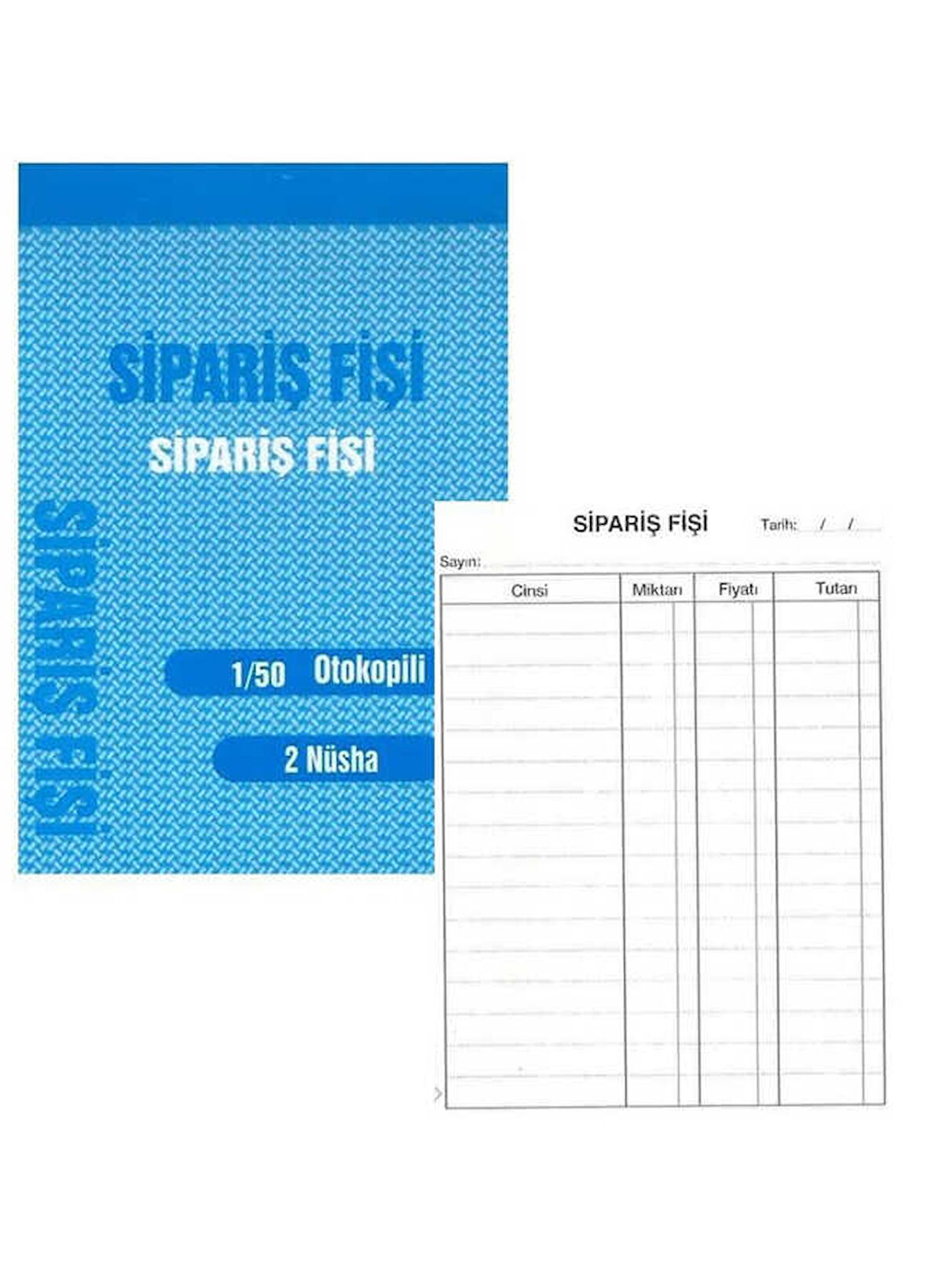 Gürmat Sipariş Fişi 1 x 50 Yaprak Otokopili