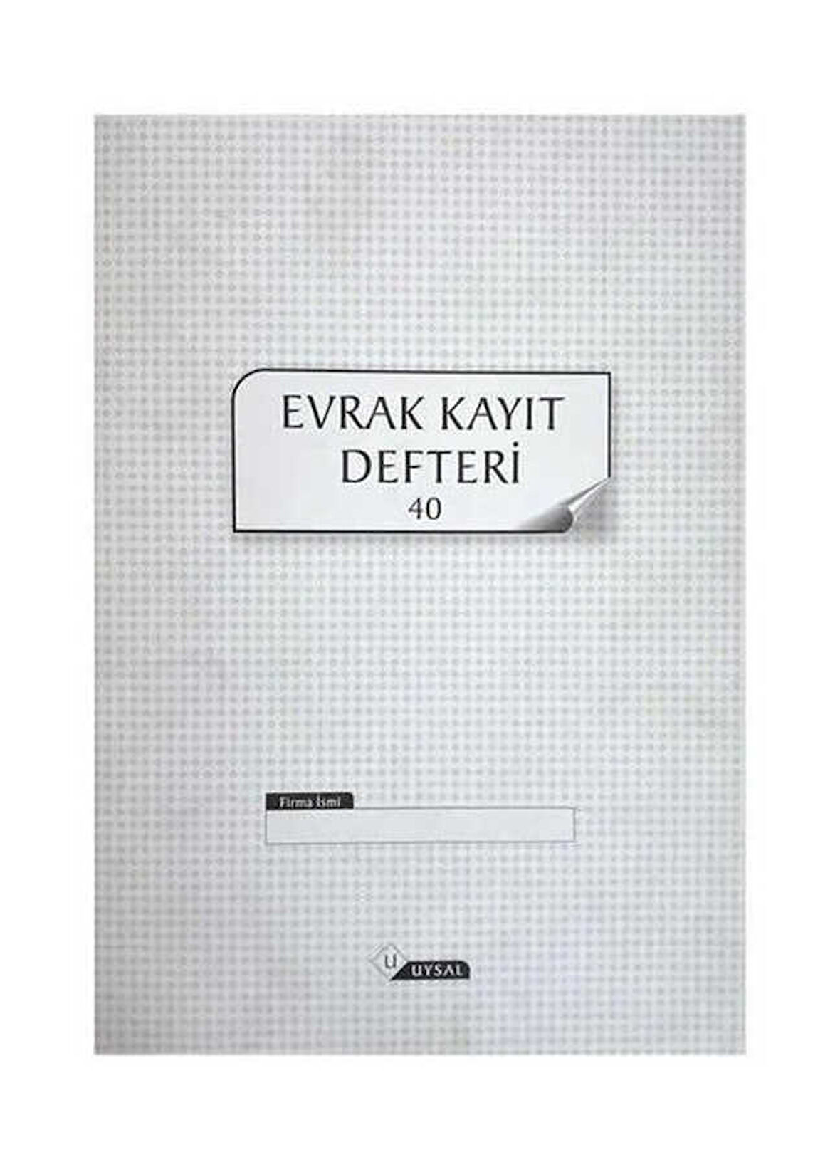 Gürmat Evrak Kayıt Defteri 40 Yaprak Numaralı