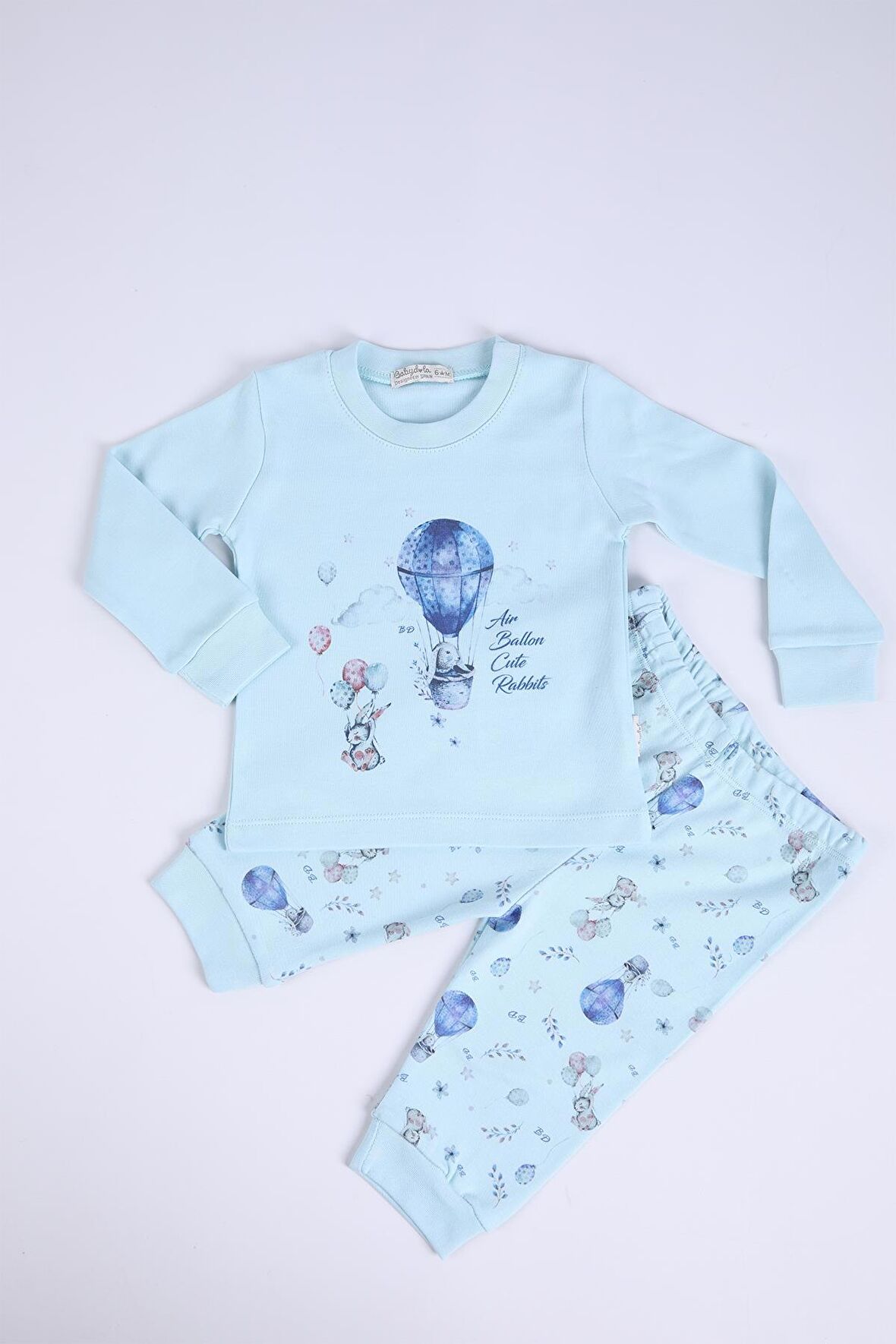 Babyhola Kız Erkek Bebek Çocuk Alt Üst Takım Mevsimlik Baharlık 11479