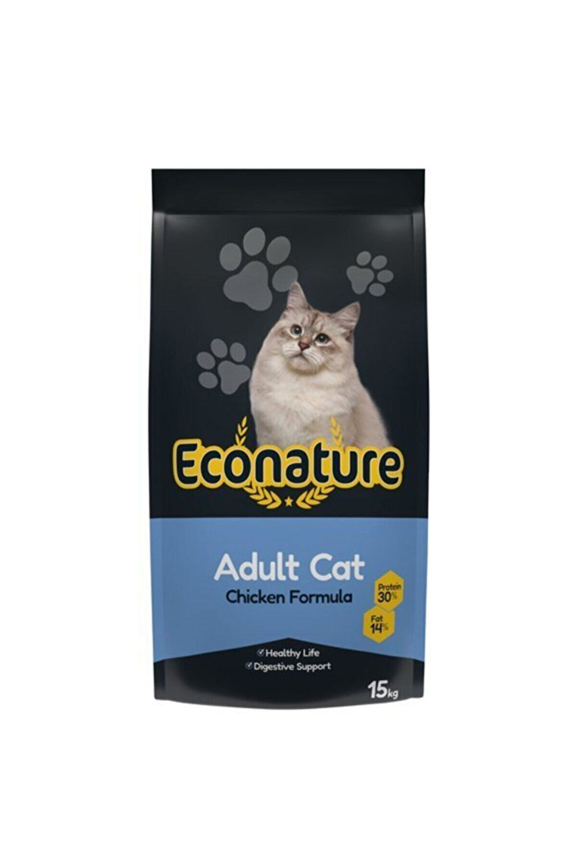 Econature Tavuk Etli Yetişkin Kedi Maması - 15 Kg