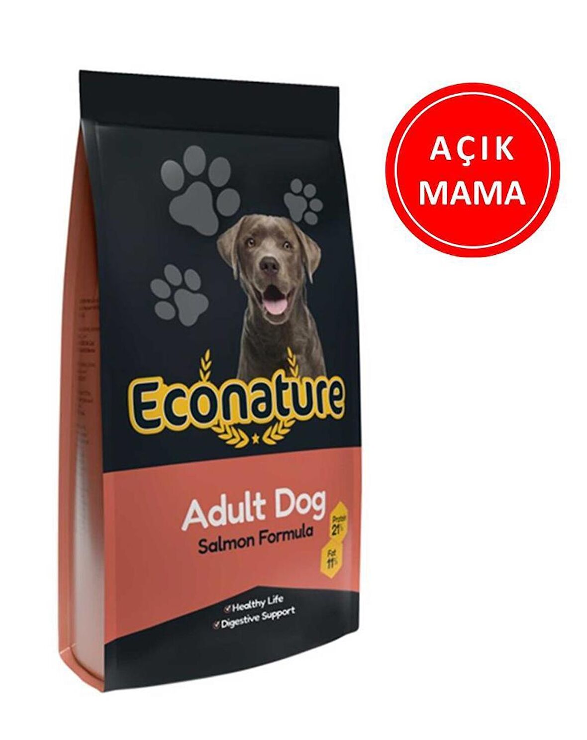 Econature Somonlu Yetişkin Köpek Maması 1 Kg AÇIK