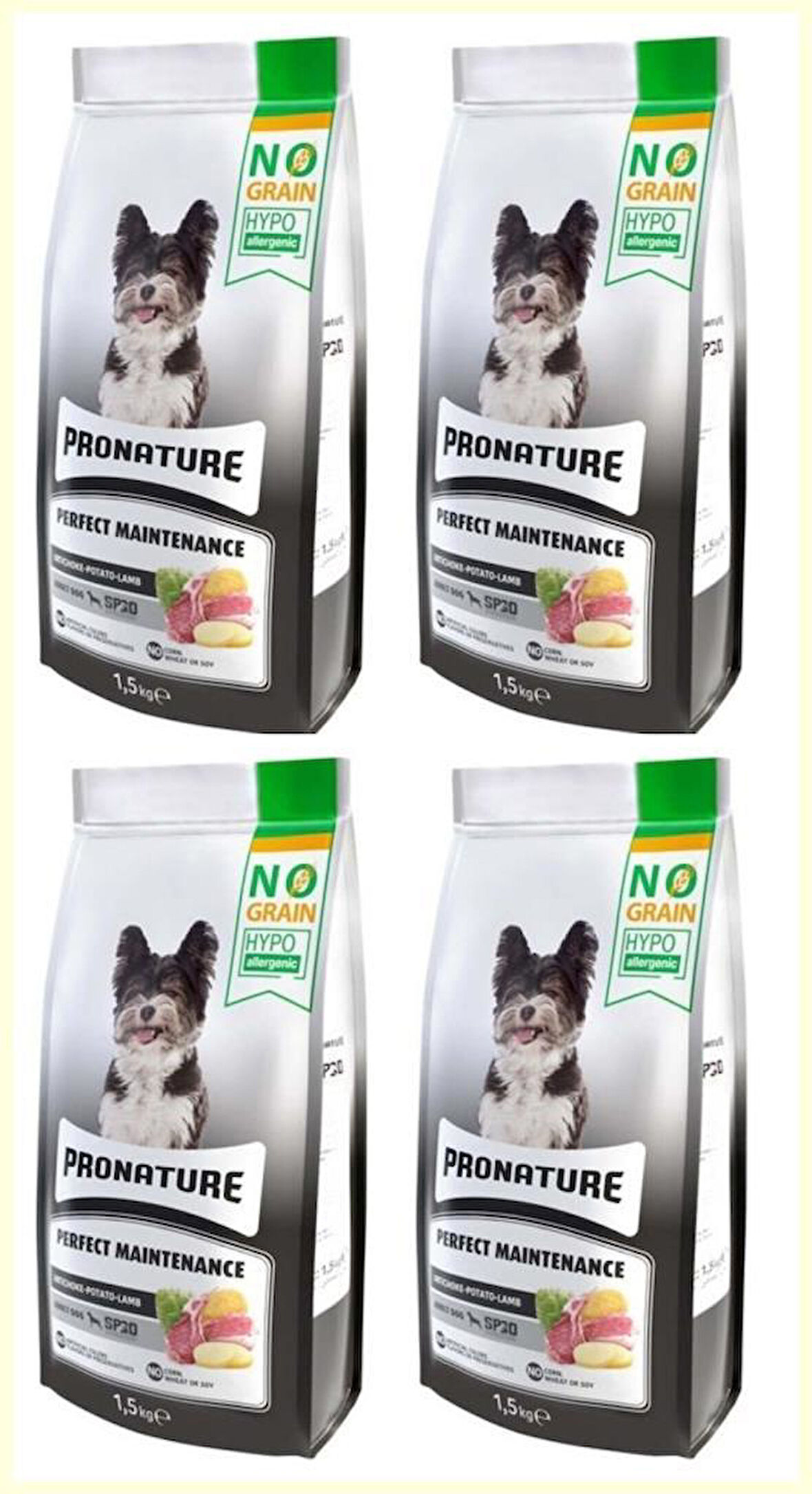Pronature Perfect Maintenance Kuzu Etli Patatesli ve Enginarlı Yetişkin Köpek Maması 1,5 Kg*4 ADET