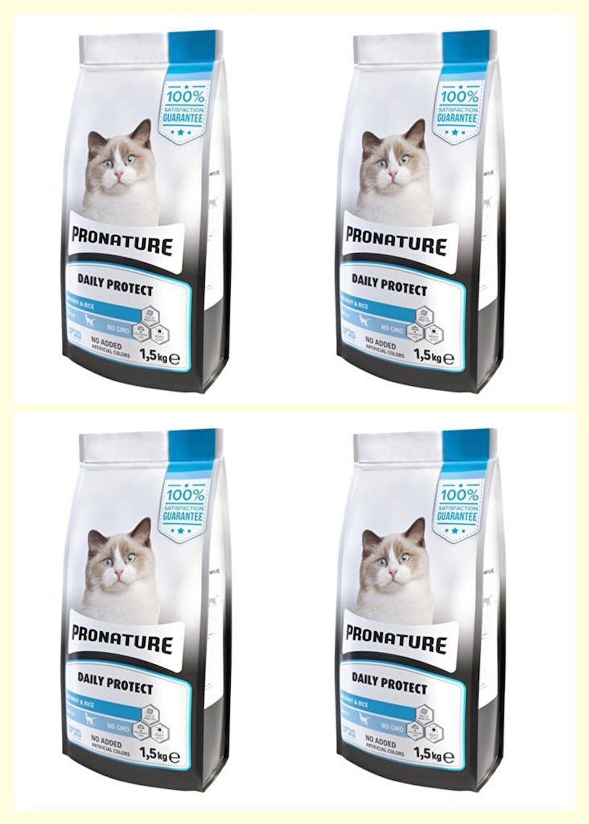 Pronature Daily Protect Hamsili ve Pirinçli Yetişkin Kedi Maması 1,5 Kg*4 ADET