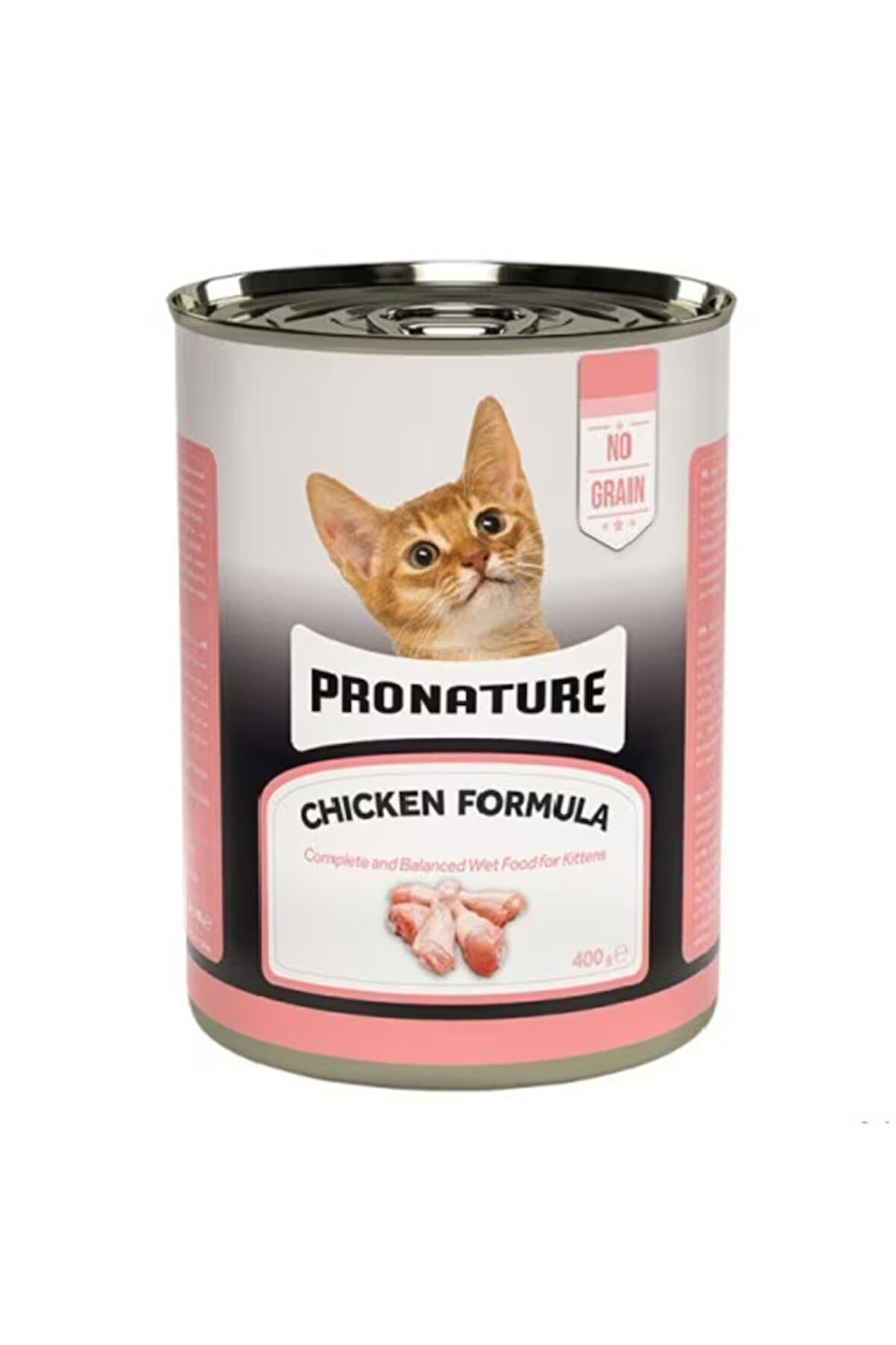 Pronature Tavuklu Tahılsız Püre Yavru Kedi Konservesi 400 Gr. 6'lı