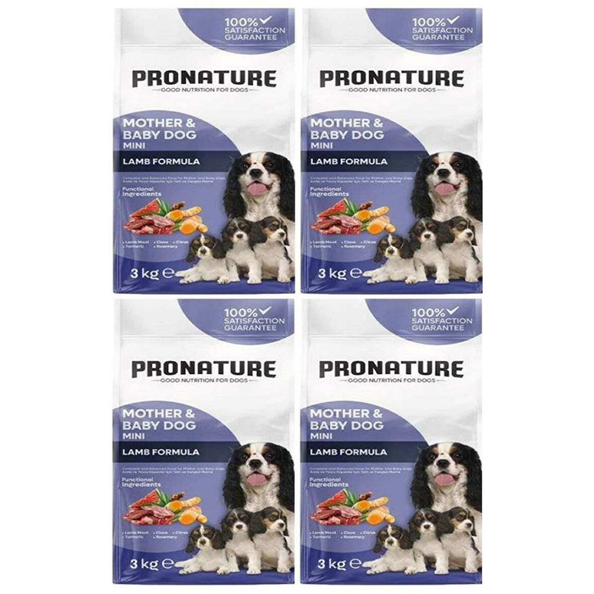 Pronature Mother&Baby Kuru Köpek Maması (Mini) Kuzu Etli 3 Kg*4 Adet