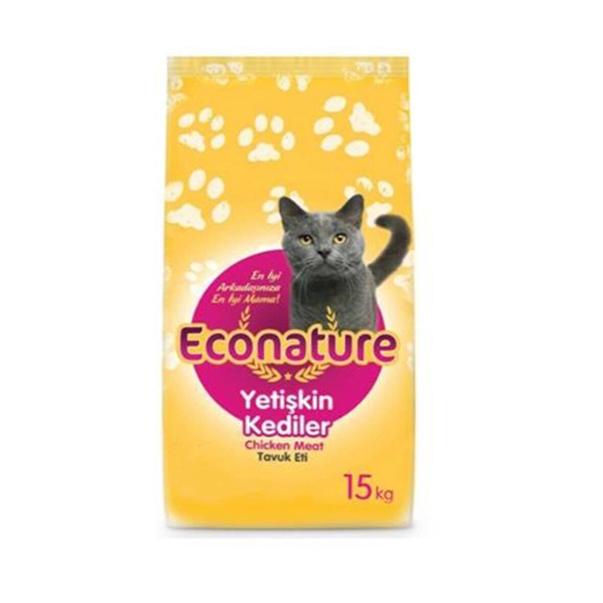 Econature Tavuklu Yetişkin Kedi Maması 15 Kg