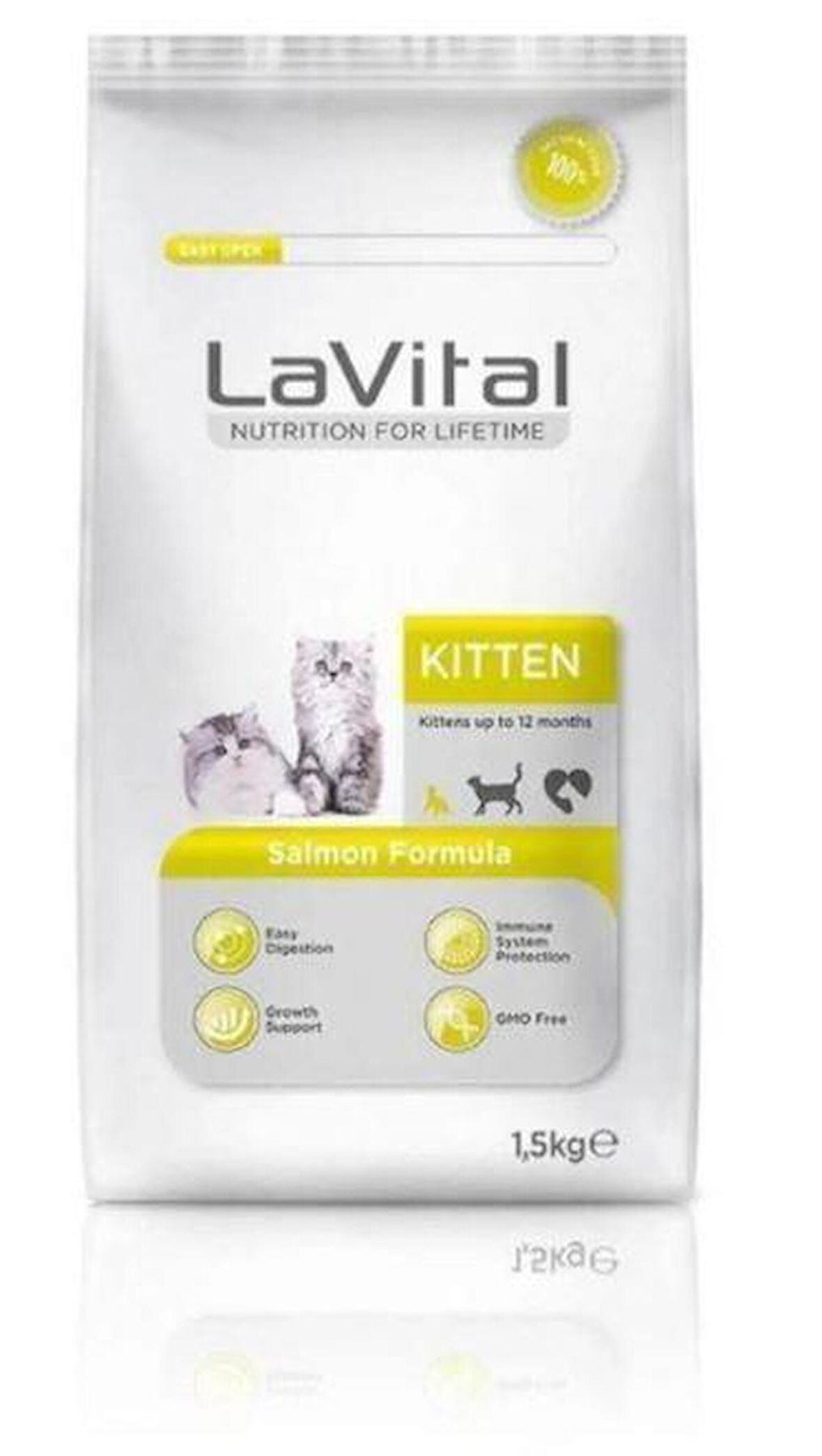 Lavital Somon Balıklı Yavru Kedi Maması 1,5 Kg