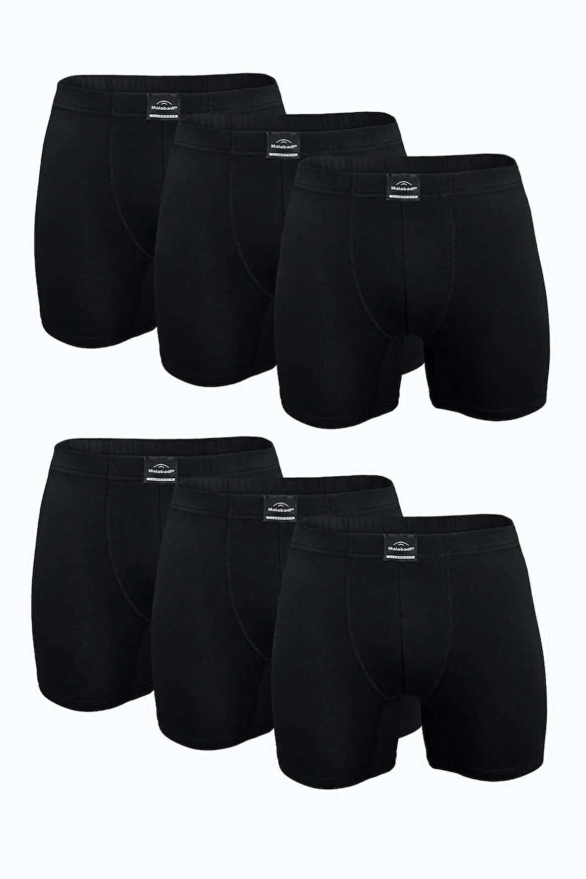 Erkek Füme 6 lı Premium Collection Modal Uzun Boxer 6M250