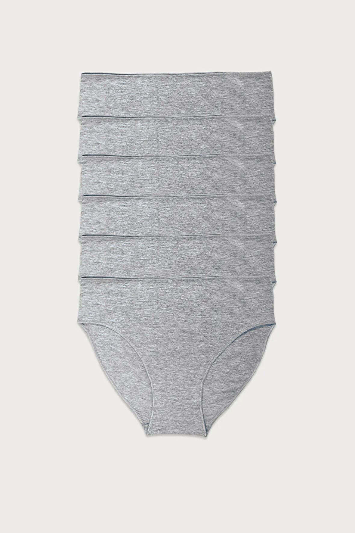 Kadın Ten Ekru Bordo 6 Lı Paket Modal Dar Kalıp Ara Bel Slip Külot 187