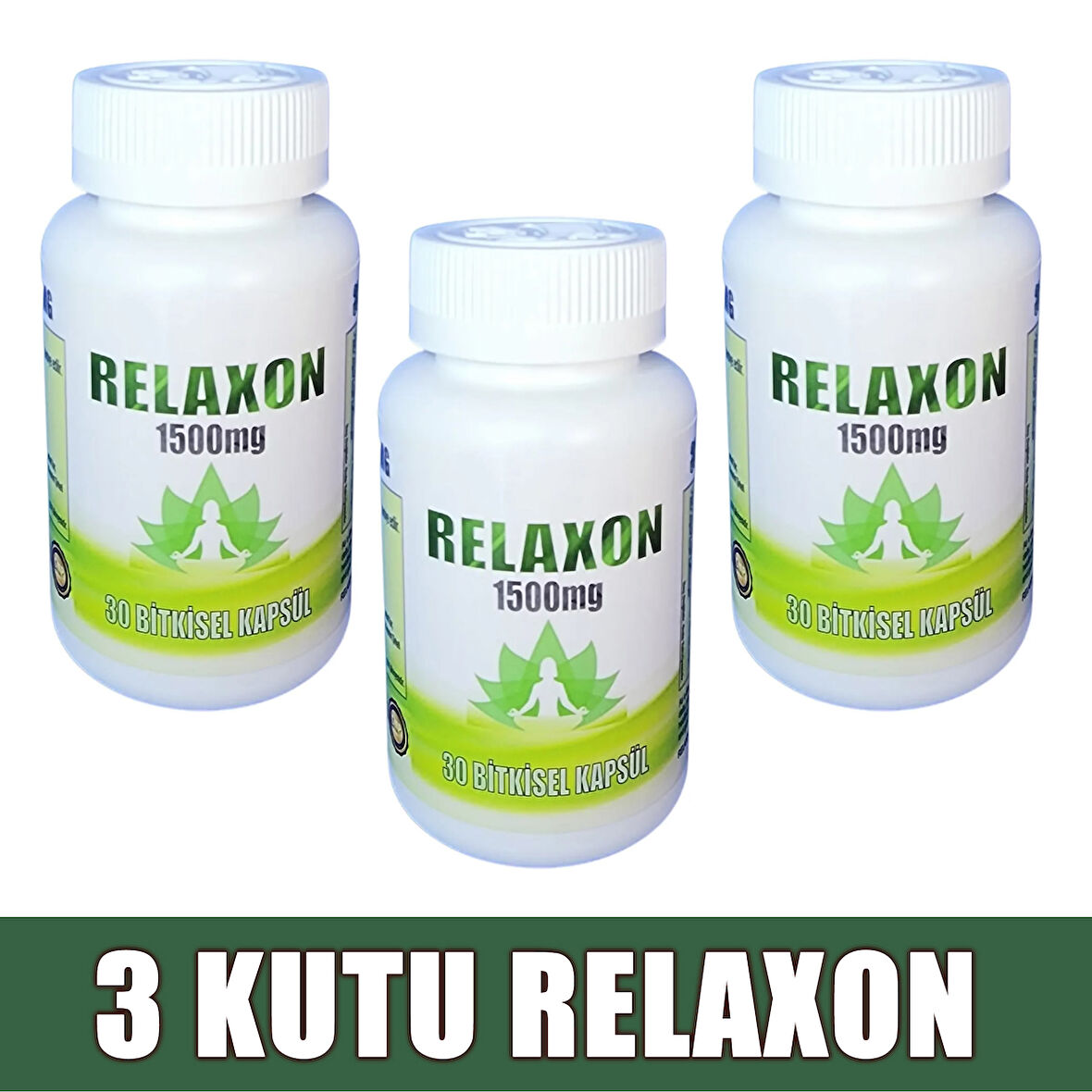 Relaxon 1500mg %100 Bitkisel 90 Kapsül (3 KUTU)