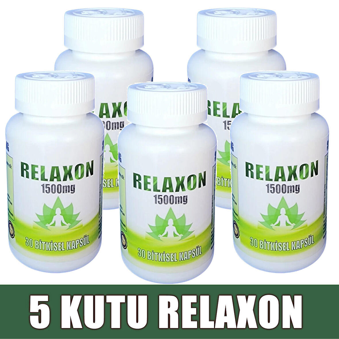 Relaxon 1500mg %100 Bitkisel 150 Kapsül (5 KUTU)