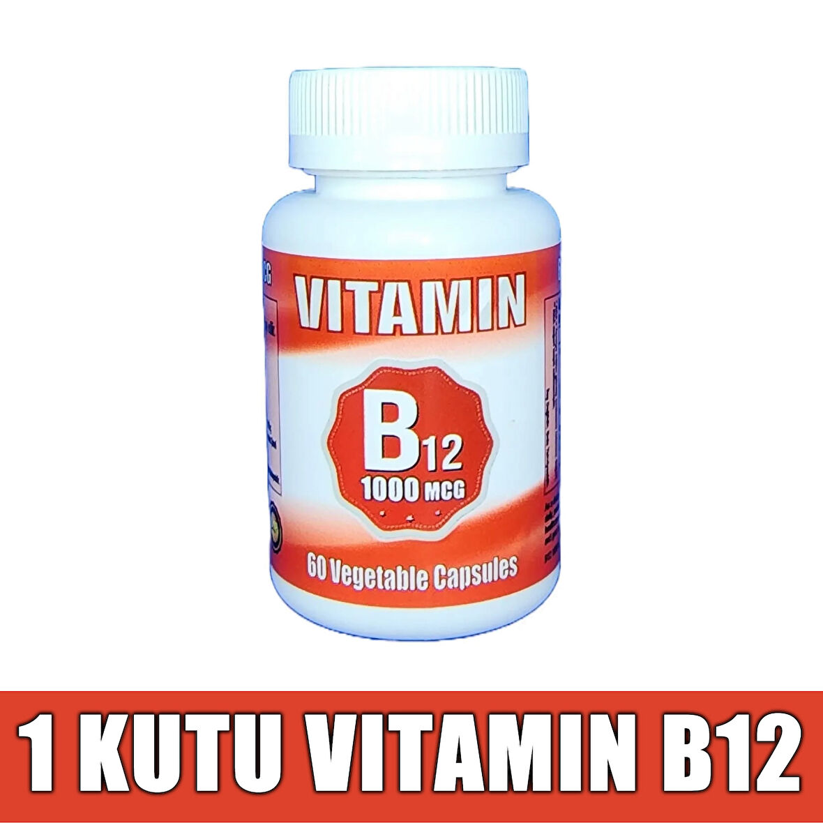 Vitamin B12 1000mcg 60 Kapsül (1 KUTU)