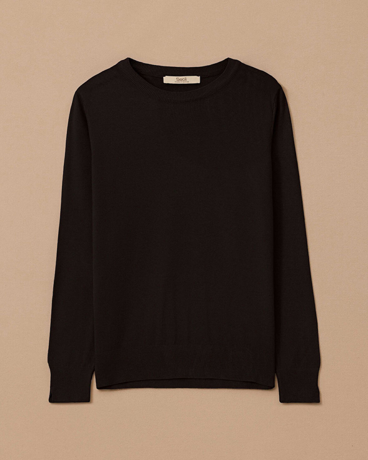 10002521710003 SEÇİL SIFIR YAKA TRİKO BLUZ