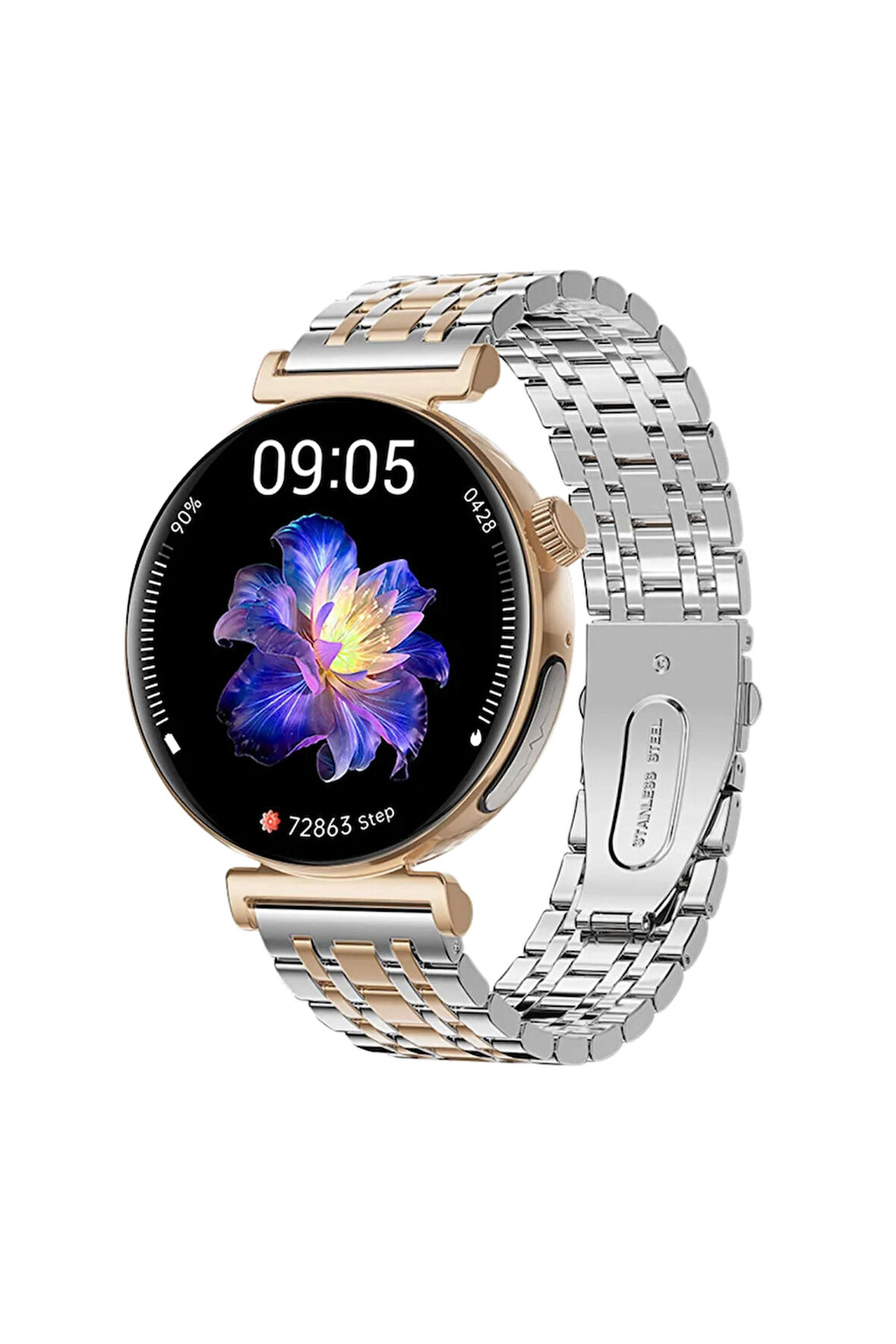 Spovan Papillon 4 Tansiyon Şeker Amoled Türkçe Kadın Akıllı Saat