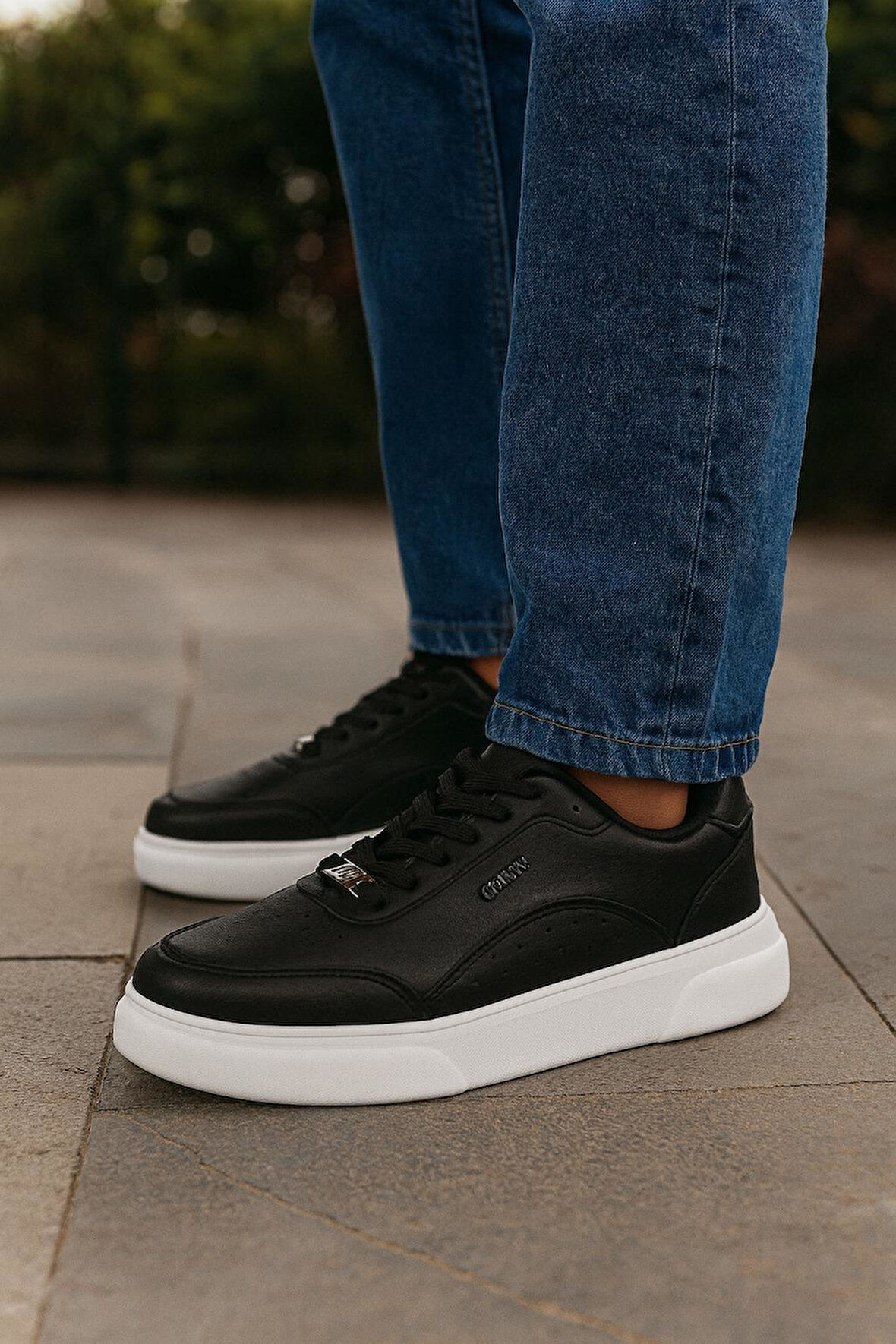 Erkek Bağcıklı Sneaker Günlük Rahat Dört Mevsim Spor Ayakkabı