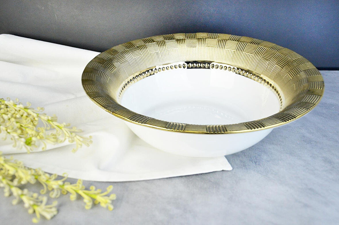 Paçi Servis Derin Stella Dama Gold 29 Cm SER-800420