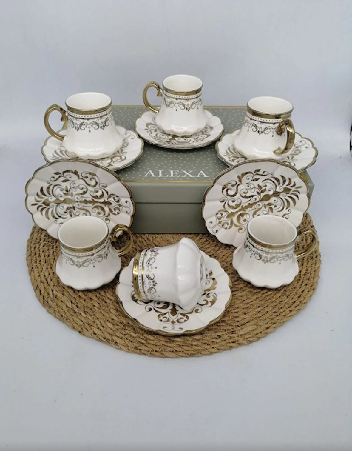 ŞNR 101857 KAHVE FİNCANI ALEXA 6'LI