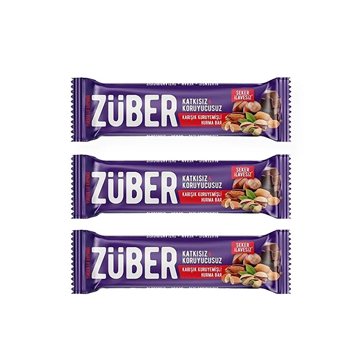 Züber Karışık Kuruyemiş Bar 3x35 gr