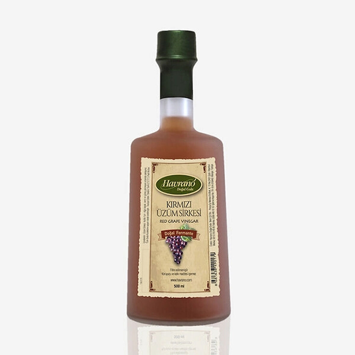 HAVRANO KIRMIZI ÜZÜM SİRKESİ 500 ML