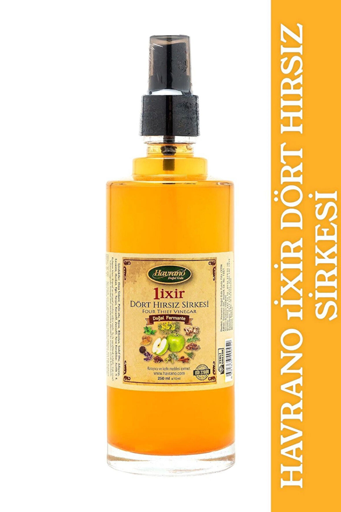 1ixir Dört Hırsız Sirkesi 250ml