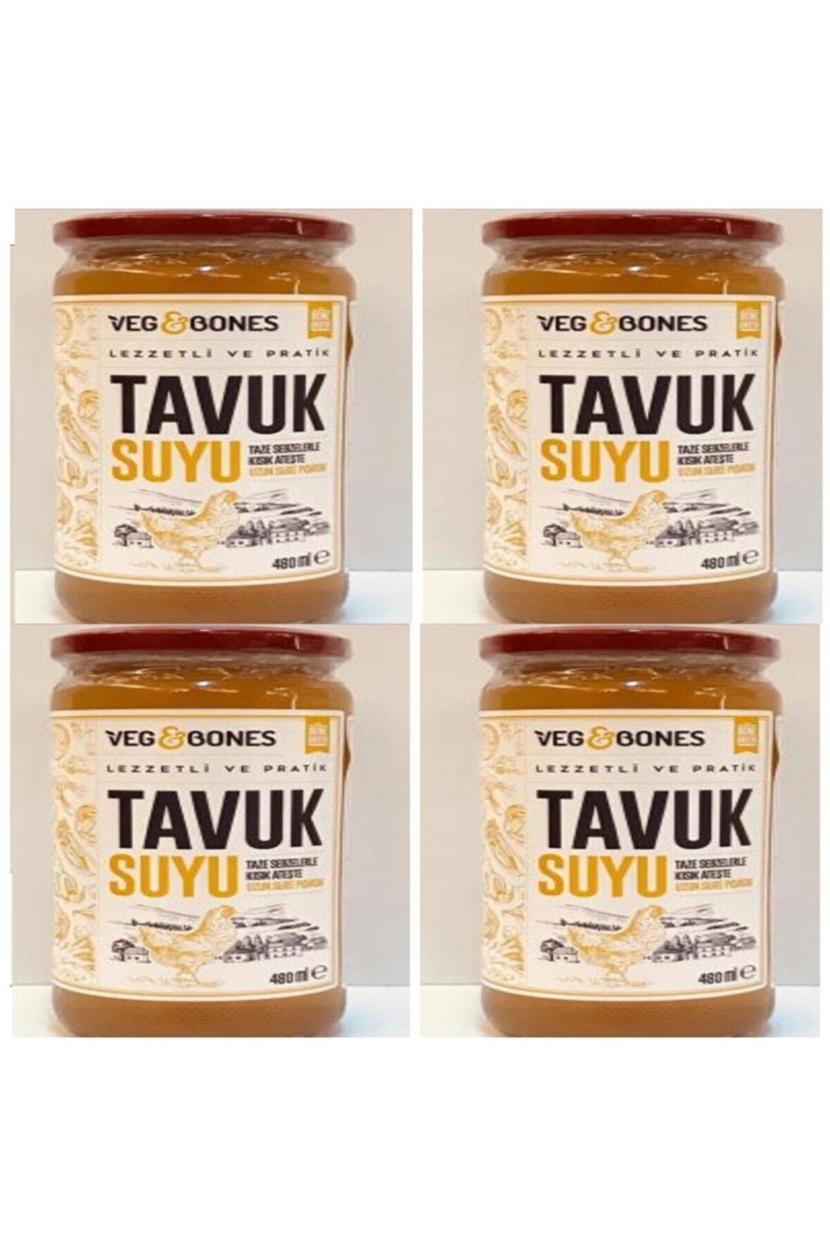 Tavuk Suyu 480 ml × 4 Adet