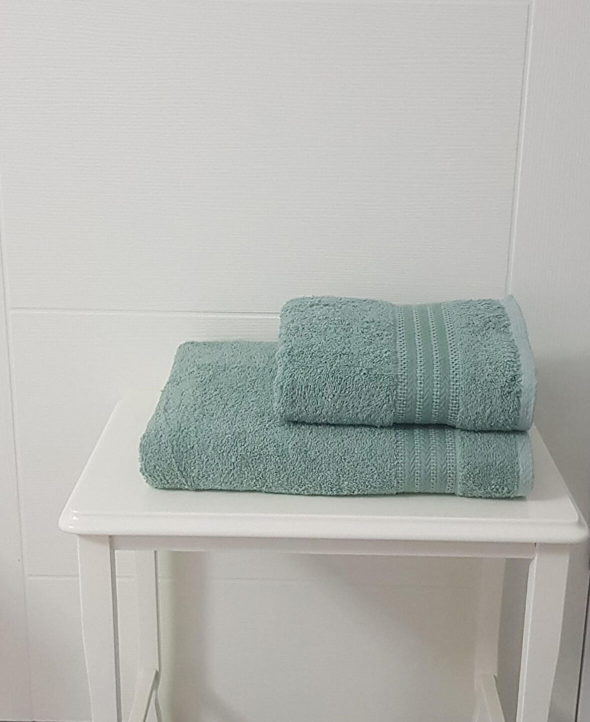 %100 Pamuk Havlu 2 li Set ( 1 Adet 70X140 Banyo Havlusu + 1 Adet 50X90 El Yüz Havlusu)